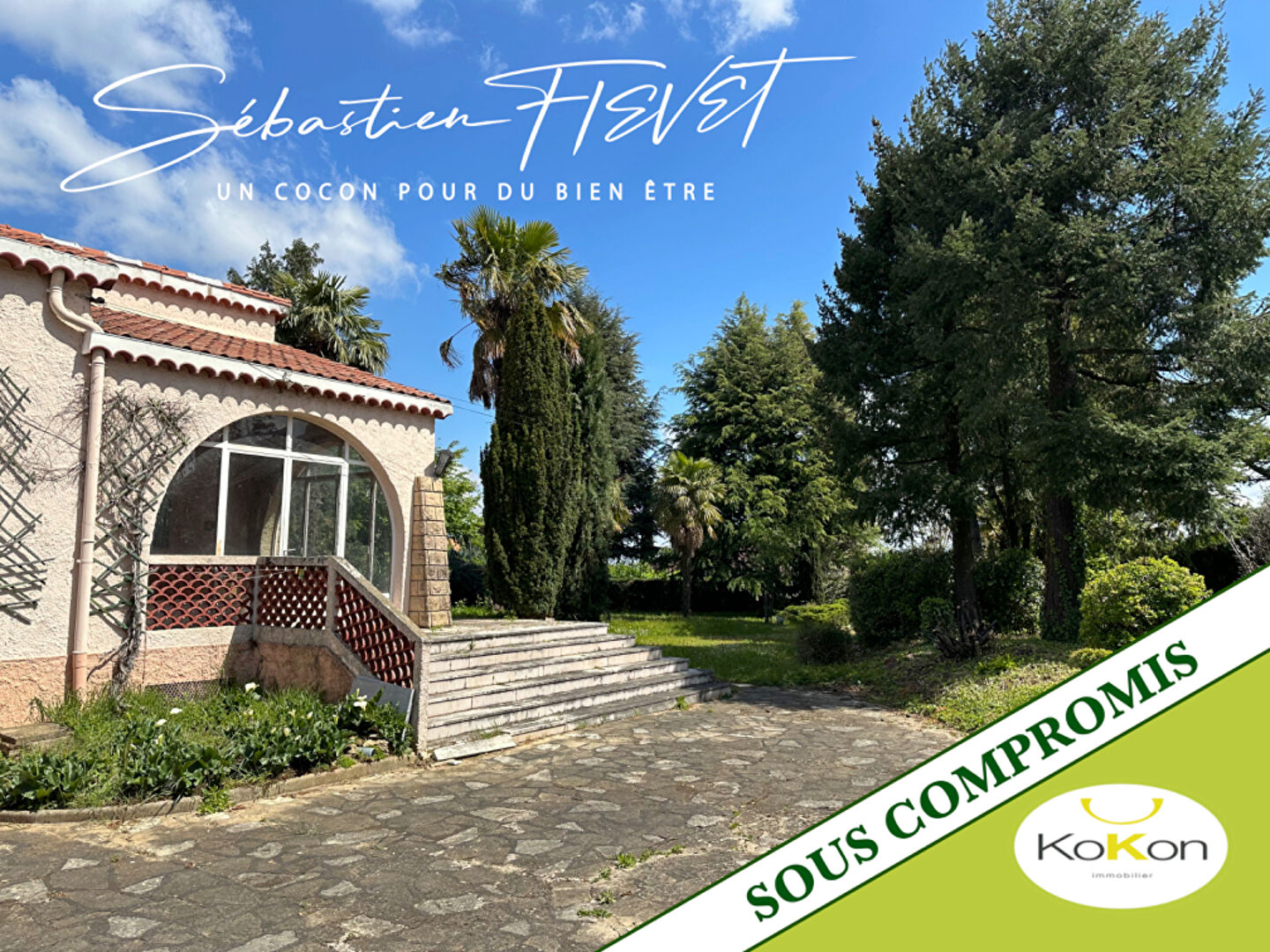 Maison \u00e0 rafraichir de 95m2 + sous-sol + v\u00e9randa  sur 1412m2 au calme