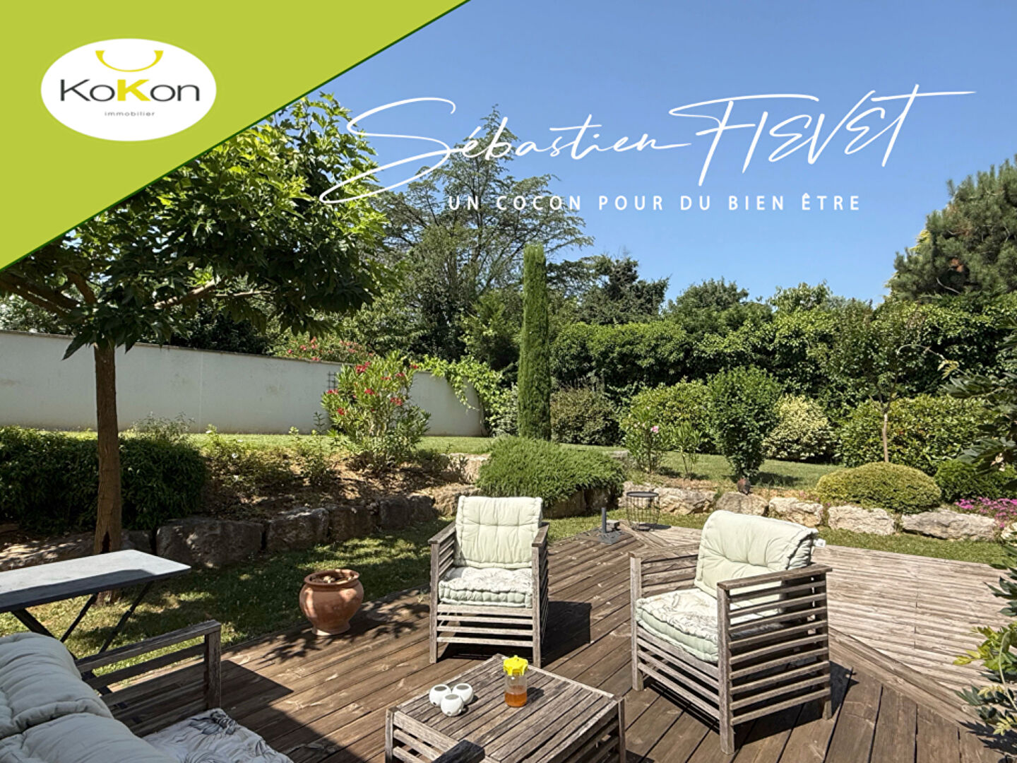 Belle maison contemporaine de 148m2 sur 855m2, au grand calme