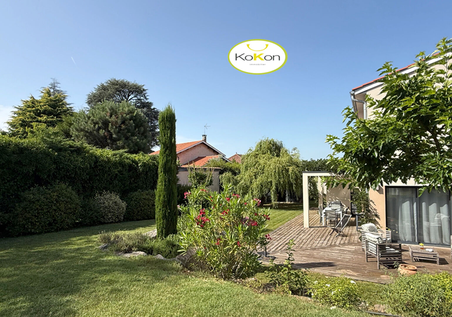 Belle maison contemporaine de 148m2 sur 855m2, au grand calme 9\/18